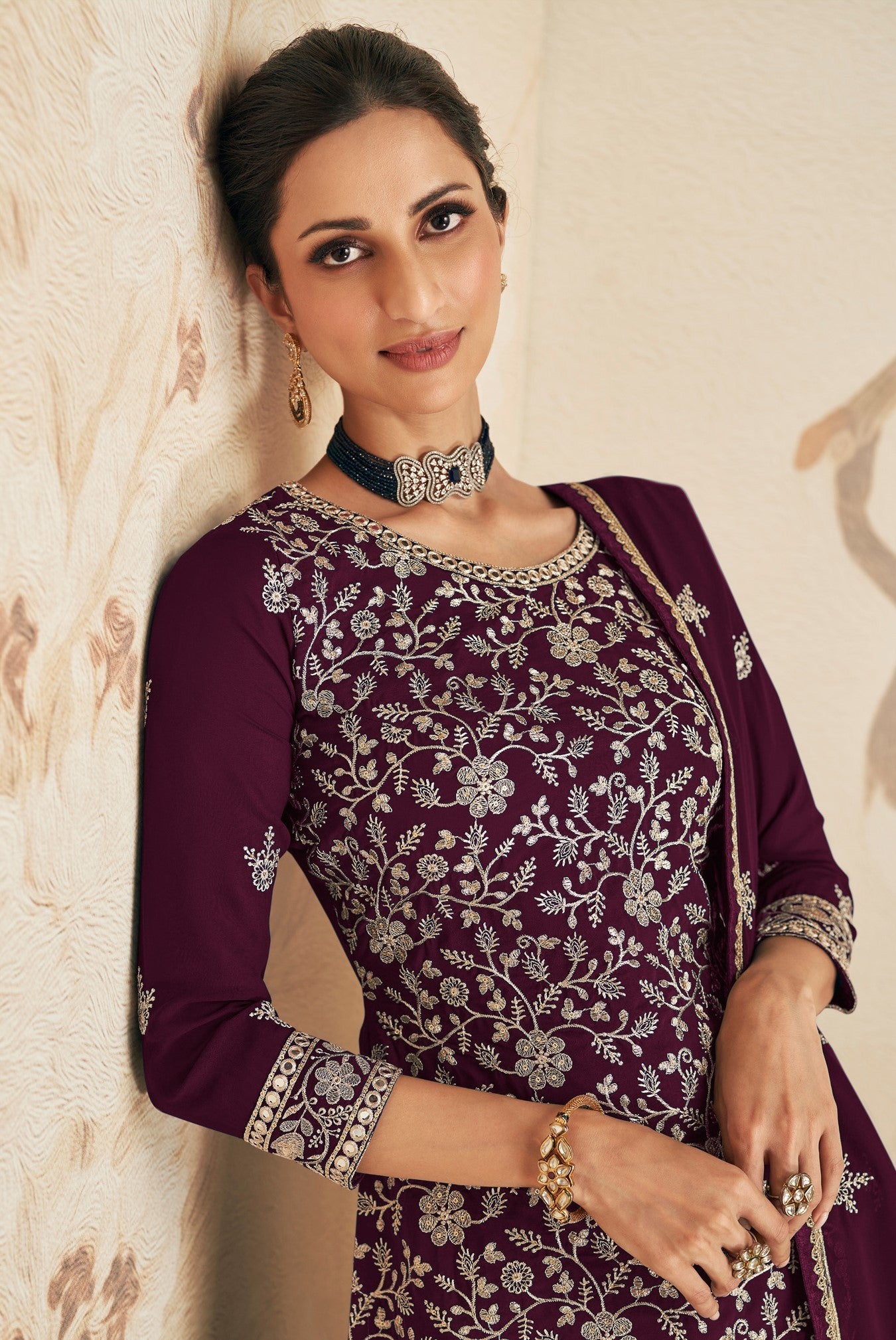 Exclusive Latest Indian Party Wear Sharara Set