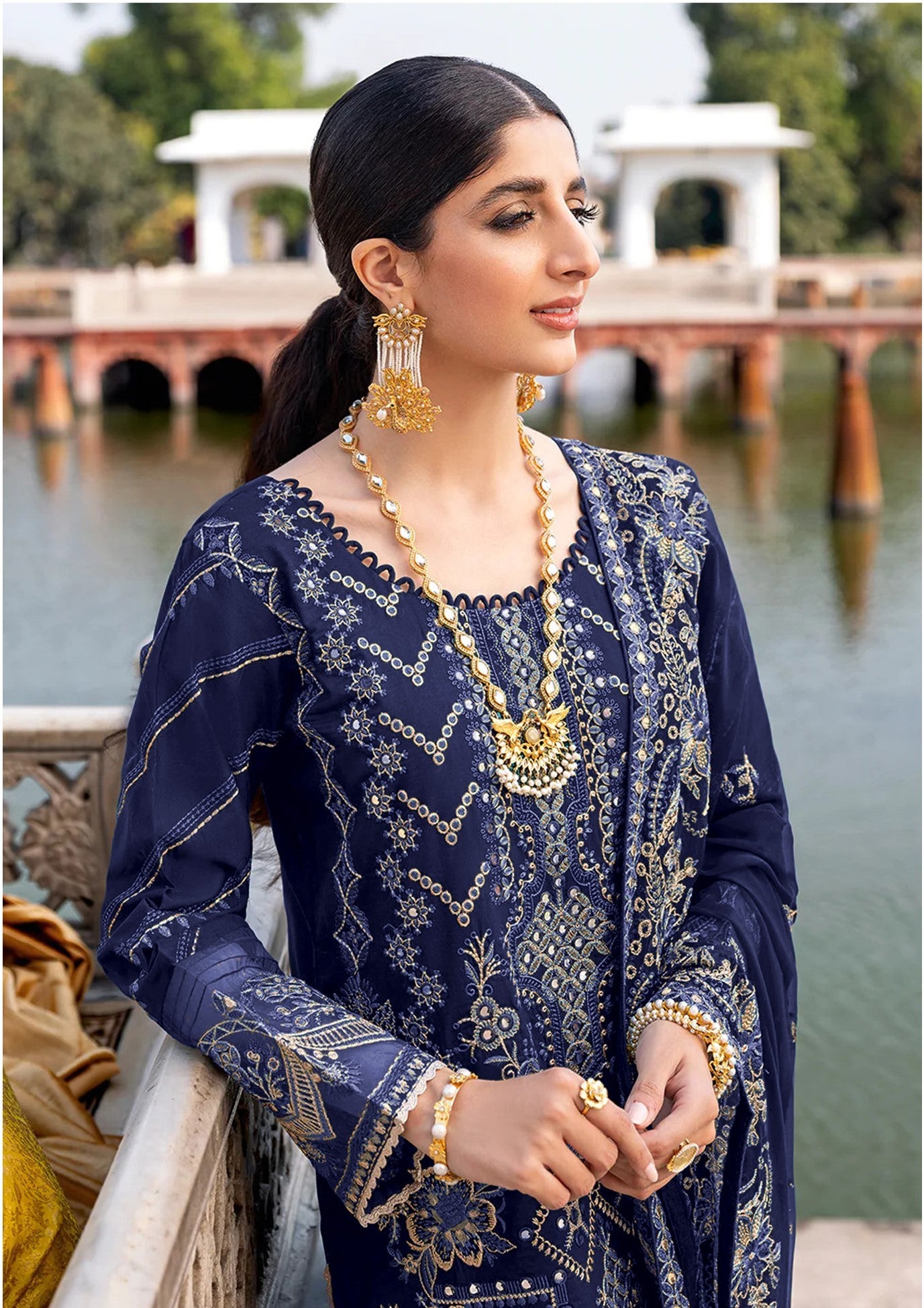 Blue Colour Georgette Suit