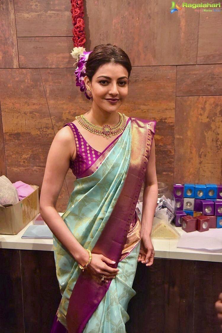 Pink And Sky Blue Lichi Silk Sarees For Women