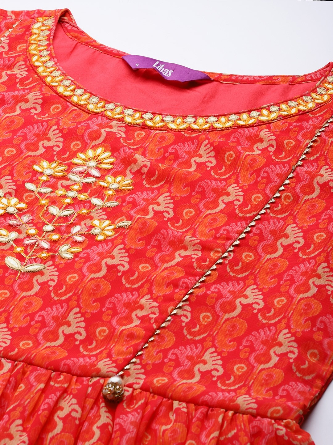 Women Georgette Kurta Sharara Set