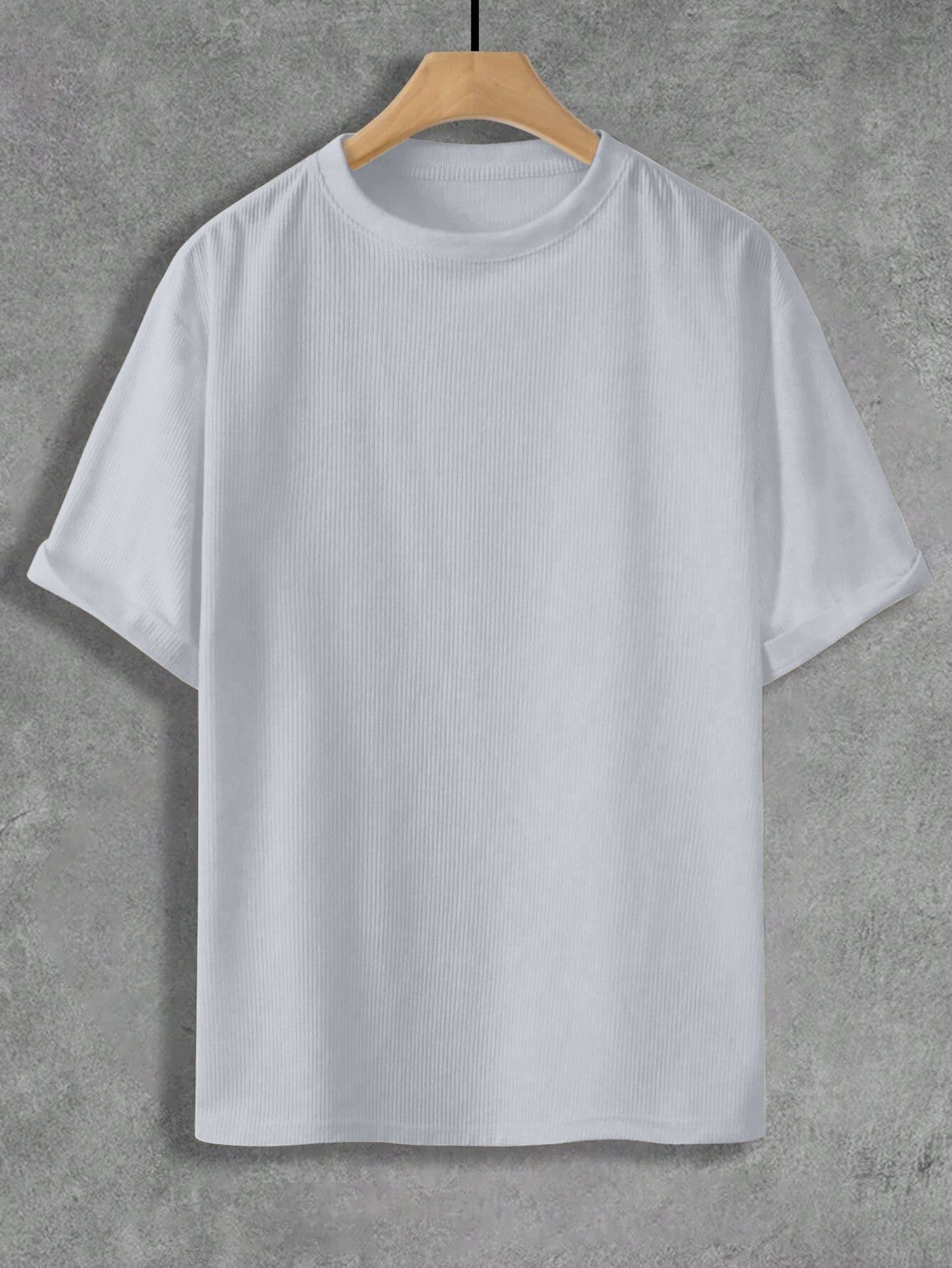 Executive Light Grey Plain T-Shirt