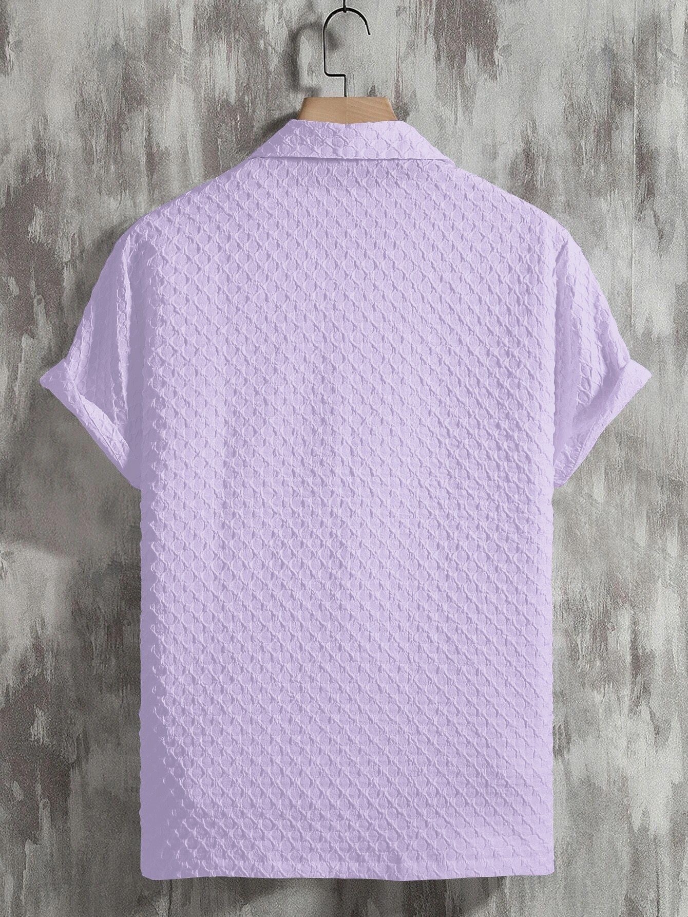 Lavender Bubble Half Sleeve Shirt