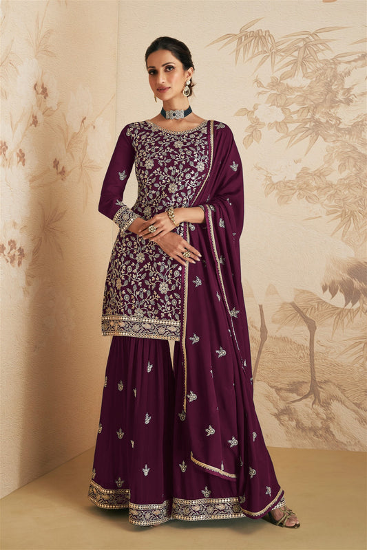 Exclusive Latest Indian Party Wear Sharara Set