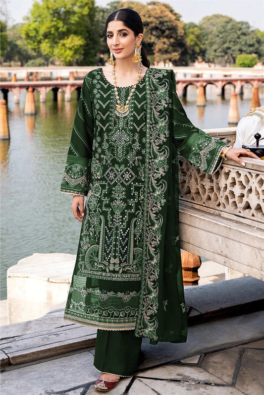 Green Colour Georgette Suit