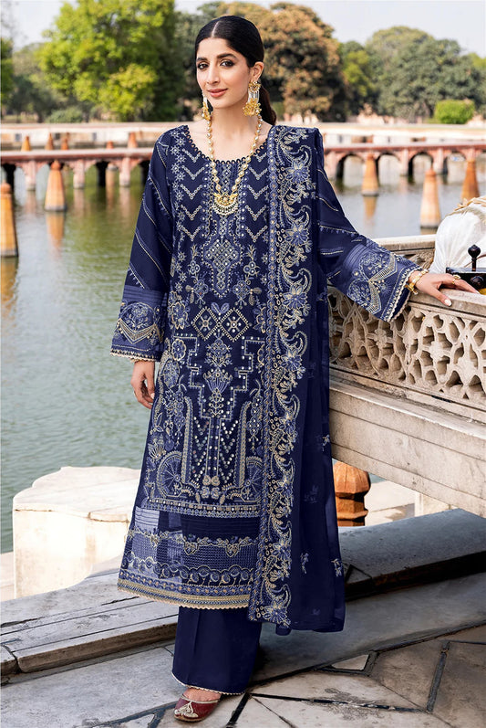 Blue Colour Georgette Suit