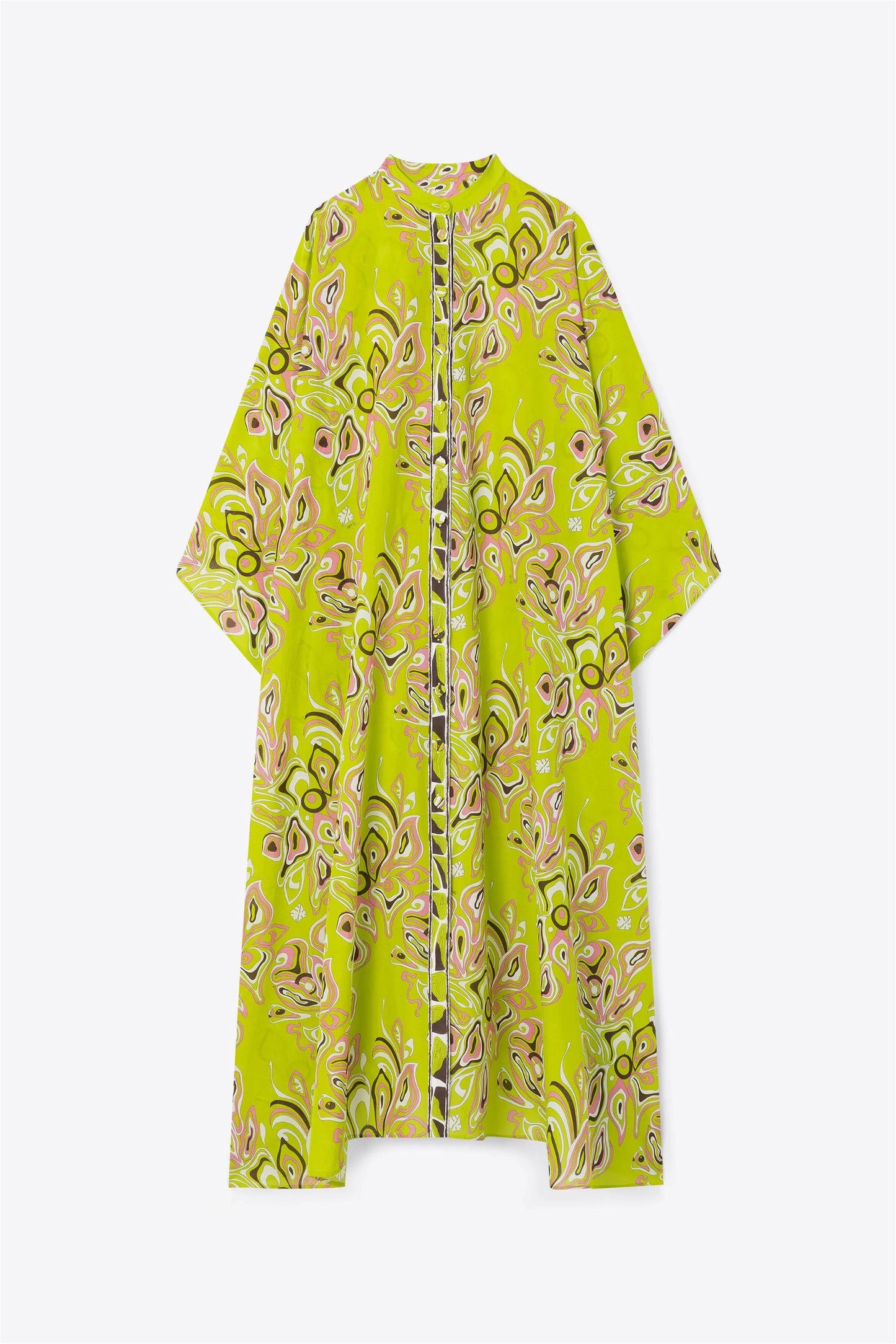 Designer Parrot Green Colour Kaftan