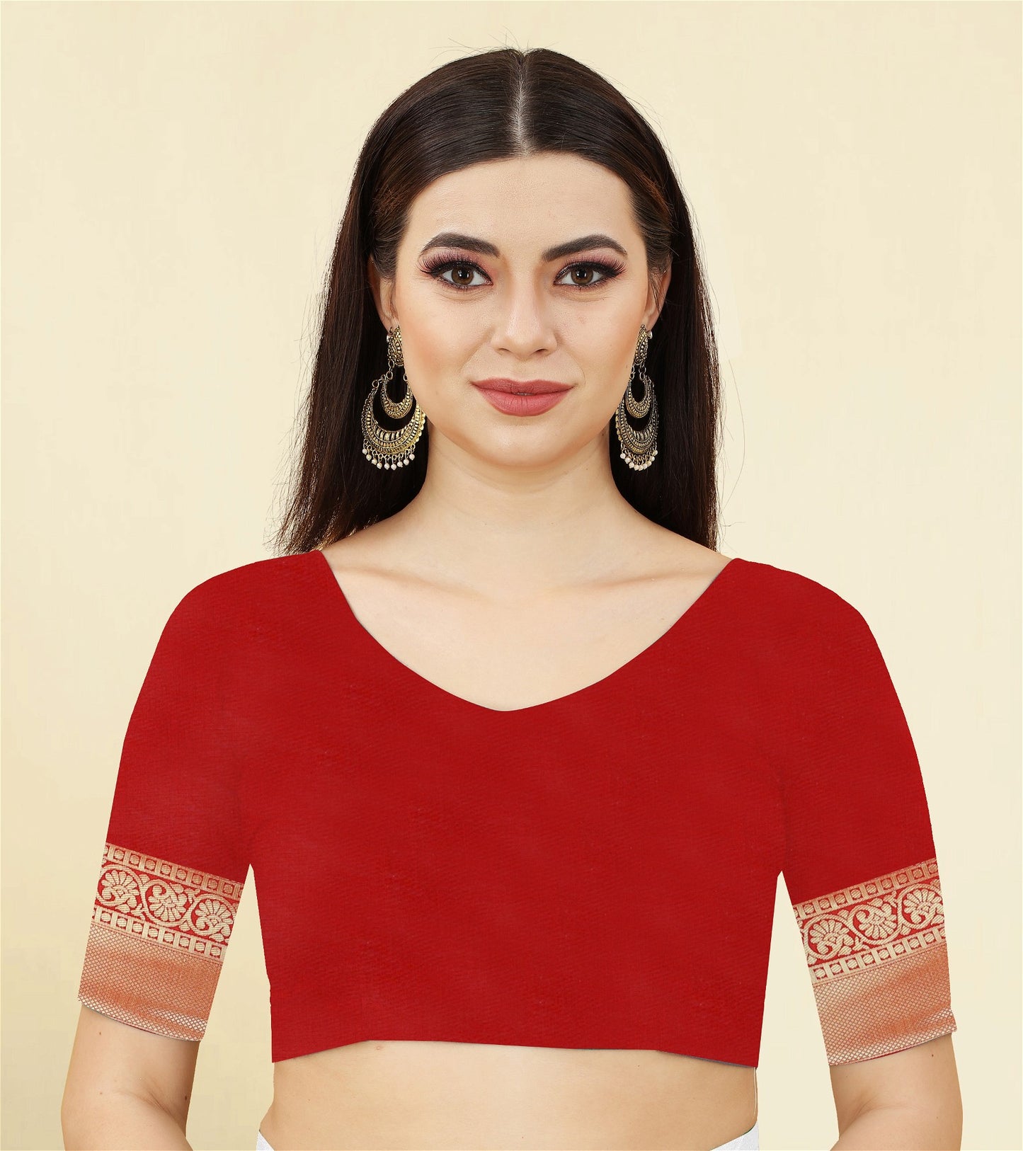 Red Colour Banarasi Silk Saree