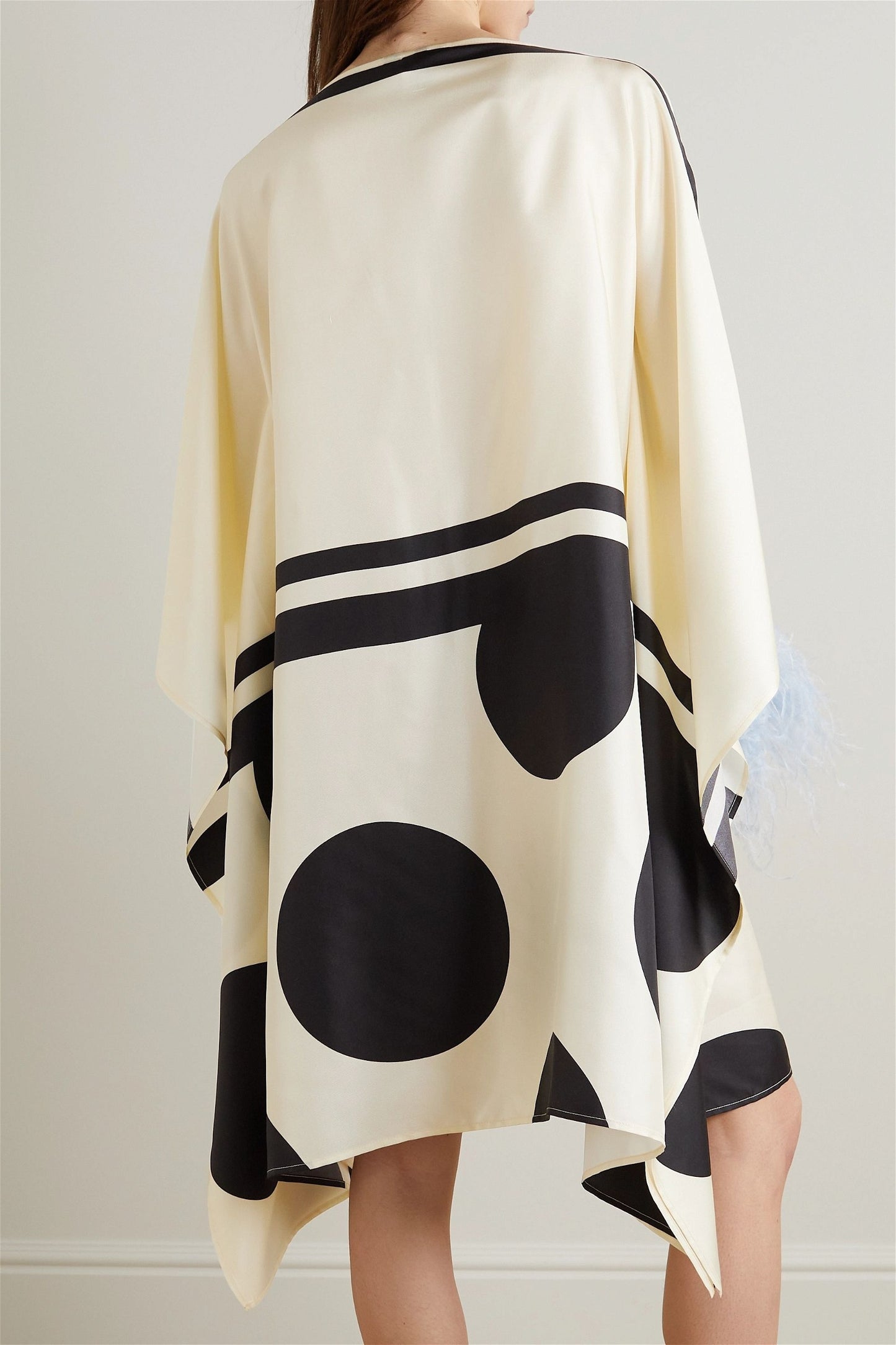 Womne's Printed Off White Colour Kaftan