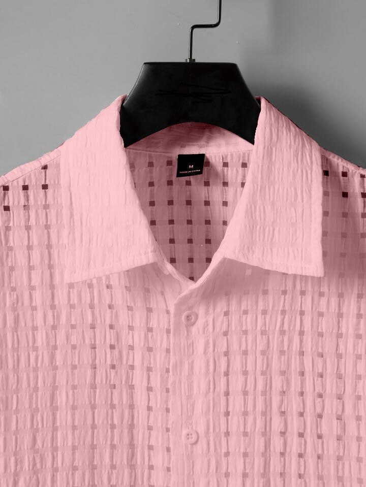 Pink Designer And Stylish Shirt For Men